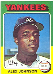 1975 Topps Mini Baseball Cards      534     Alex Johnson